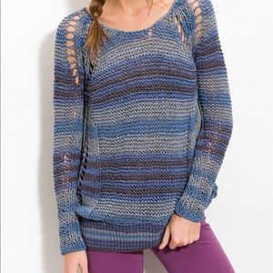 Free People  Desert Moon Open Knit sweater